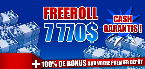 bonus de bienvenue poker770