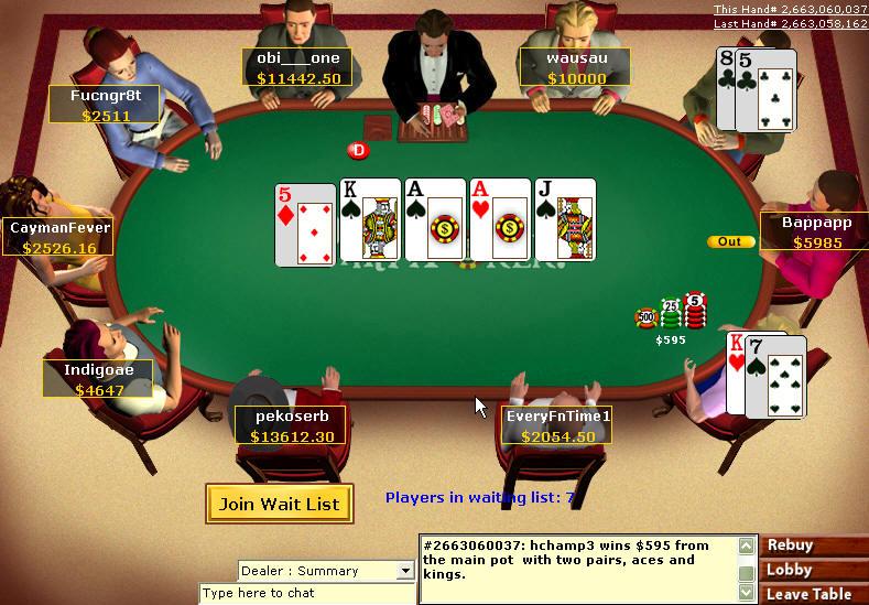 jouer au poker sur partypoker