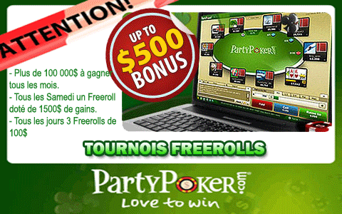 poker en ligne gratuit sur party poker